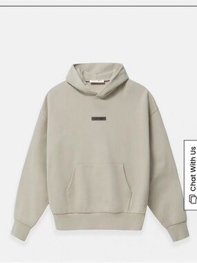 NWT Fear of God ESSENTIALS Abbey Stone Classic Fleece Hoodie